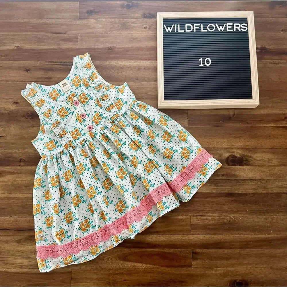 Wildflowers Daydream Believer Lucy Fairgrounds Top 10 White Floral Pink Lace
